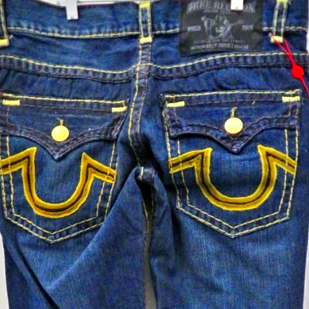 NWT Men's True Religion Dark Blue Jeans Size 36